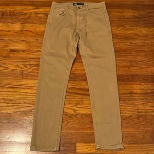 Zara Beige Slim Pants Size 30x30